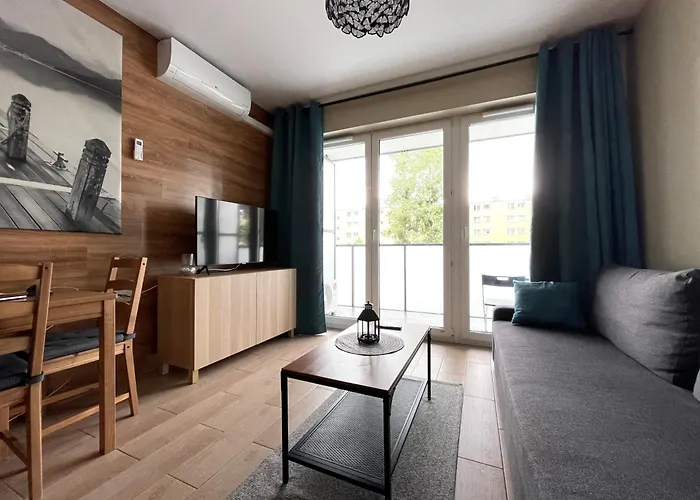 Superior Baltea 2 Rooms, 1 Bedroom, 800m, Air Condition! Terrace * Gdańsk